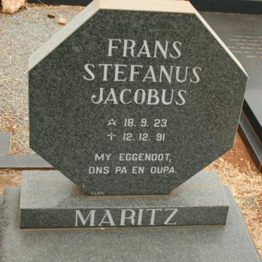 MARITZ Frans Stefanus Jacobus 1923-1991