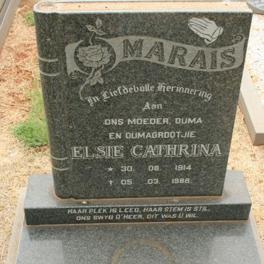 MARAIS Elsie Cathrina 1914-1988