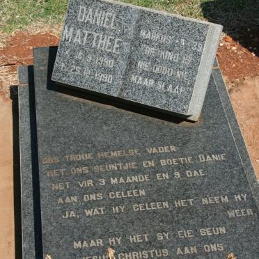 MATTHEE Daniel 1990-1990