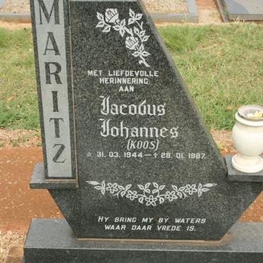 MARITZ Jacobus Johannes 1944-1987