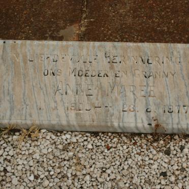 MAREE Anne 1900-1977