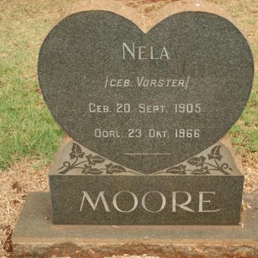 MOORE Nela nee VORSTER 1905-1966