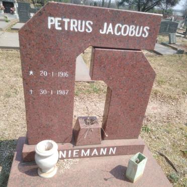 NIEMANN Petrus Jacobus 1916-1987