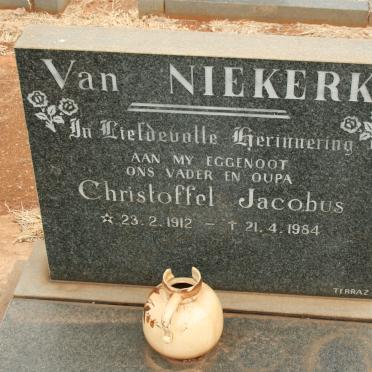 NIEKERK Christoffel Jacobus, van 1912-1984