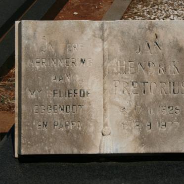 PRETORIUS Jan Hendrik 1925-1977