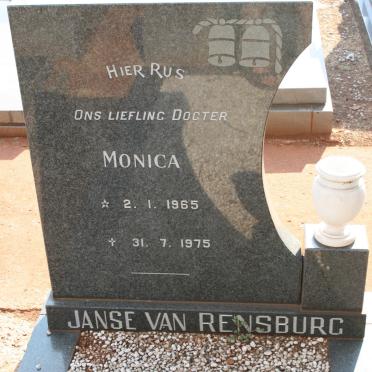 RENSBURG Monica, Janse van 1965-1975