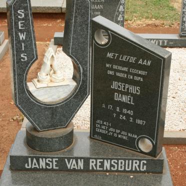RENSBURG Josephus Daniël, Janse van 1940-1987