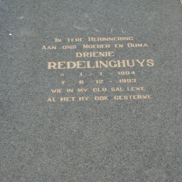 REDELINGHUYS Drienie 1904-1993