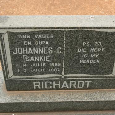 RICHARDT Johannes G. 1899-1987