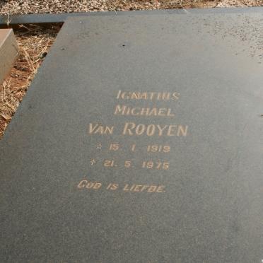 ROOYEN Ignatius Michael, van 1919-1975