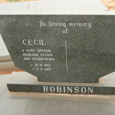 ROBINSON Cecil 1914-1987