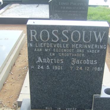 ROSSOUW Andries Jacobus 1901-1981