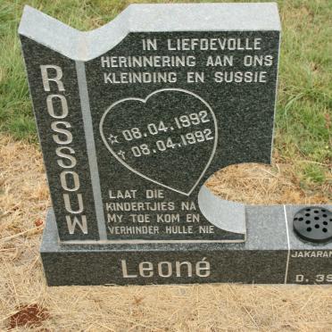 ROSSOUW Leoné 1992-1992
