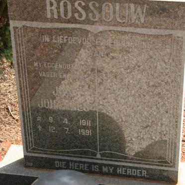 ROSSOUW Jan Johannes 1911-1991