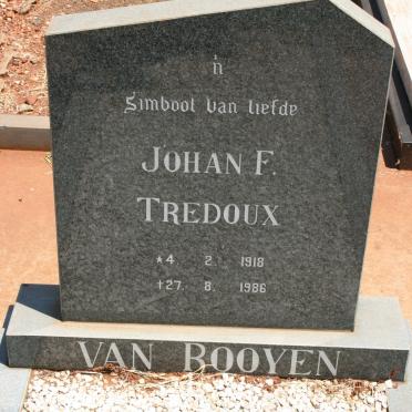 ROOYEN Johan F. Tredoux, van 1918-1986