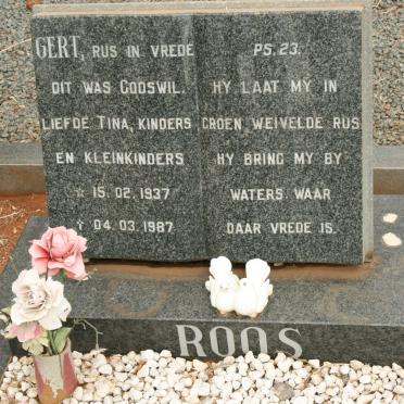 ROOS Gert 1937-1987