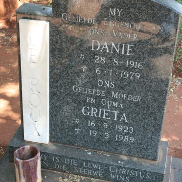 ROUX Danie, le 1916-1979 &amp; Grieta 1923-1989
