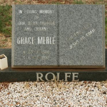 ROLFE Grace Merle 1908-1992