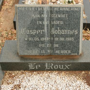 ROUX Casper Johannes, le 1943-1985