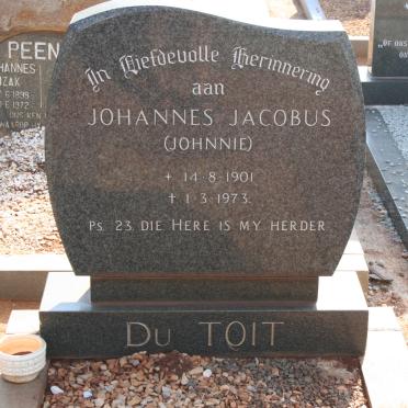 TOIT Johannes Jacobus, du 1901-1973