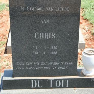 TOIT Chris, du 1936-1982