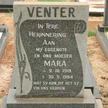 VENTER Maria 1919-1984