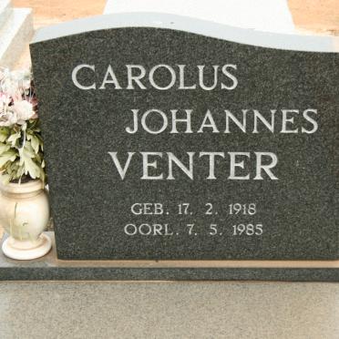 VENTER Carolus Johannes 1918-1985
