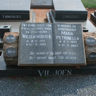 VILJOEN Willem Wouter 1918-1969 &amp; Maria Petronella 1923-2003