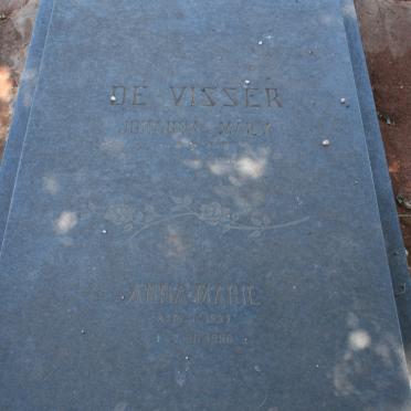 VISSER Johanna Maria, de :: DE VISSER Anna Marie 1837-1990
