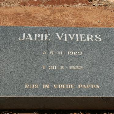 VIVIERS Japie 1923-1982
