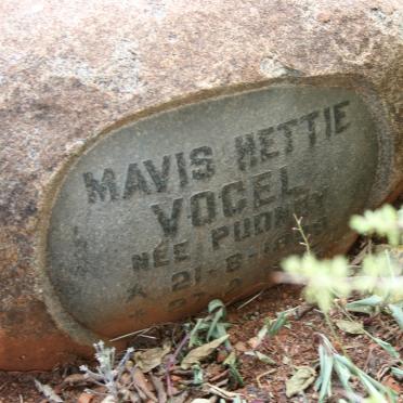 VOGEL Mavis Hettie nee PUDNEY 1899-