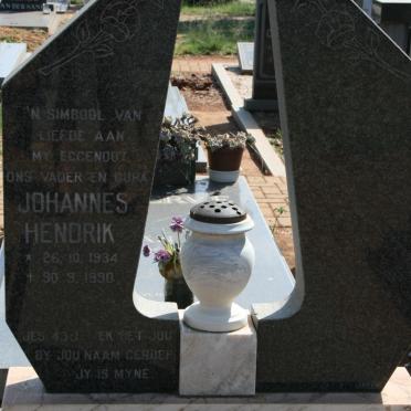 VOSSER Johannes Hendrik 1934-1990