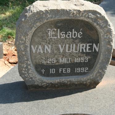 VUUREN Elsabe, van 1953-1992