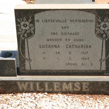 WILLEMSE Susanna Catharina 1917-1983