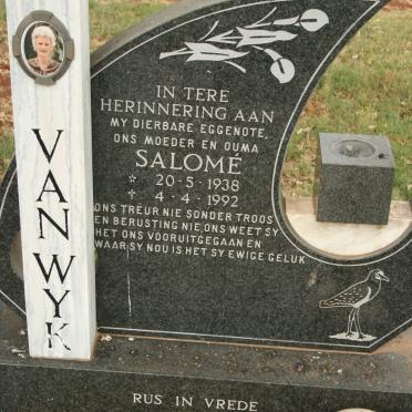 WYK Salomé, van 1938-1992