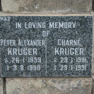 KRUGER Peter Alexander 1959-1990 :: KRUGER Charne 1991-1991