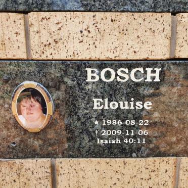 BOSCH Elouise 1986-2009