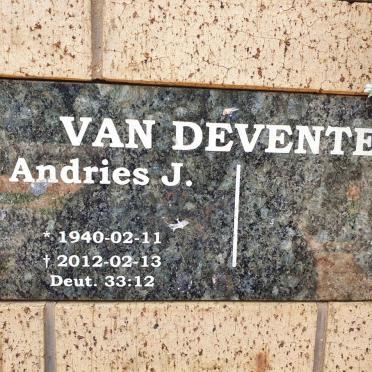 DEVENTER Andries J., van 1940-2012