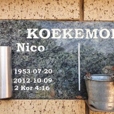 KOEKEMOER Nico 1953-2012