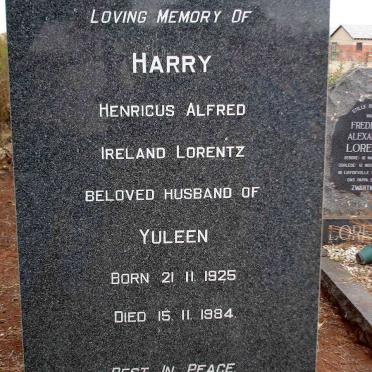LORENTZ Henricus Alfred Ireland 1925-1984