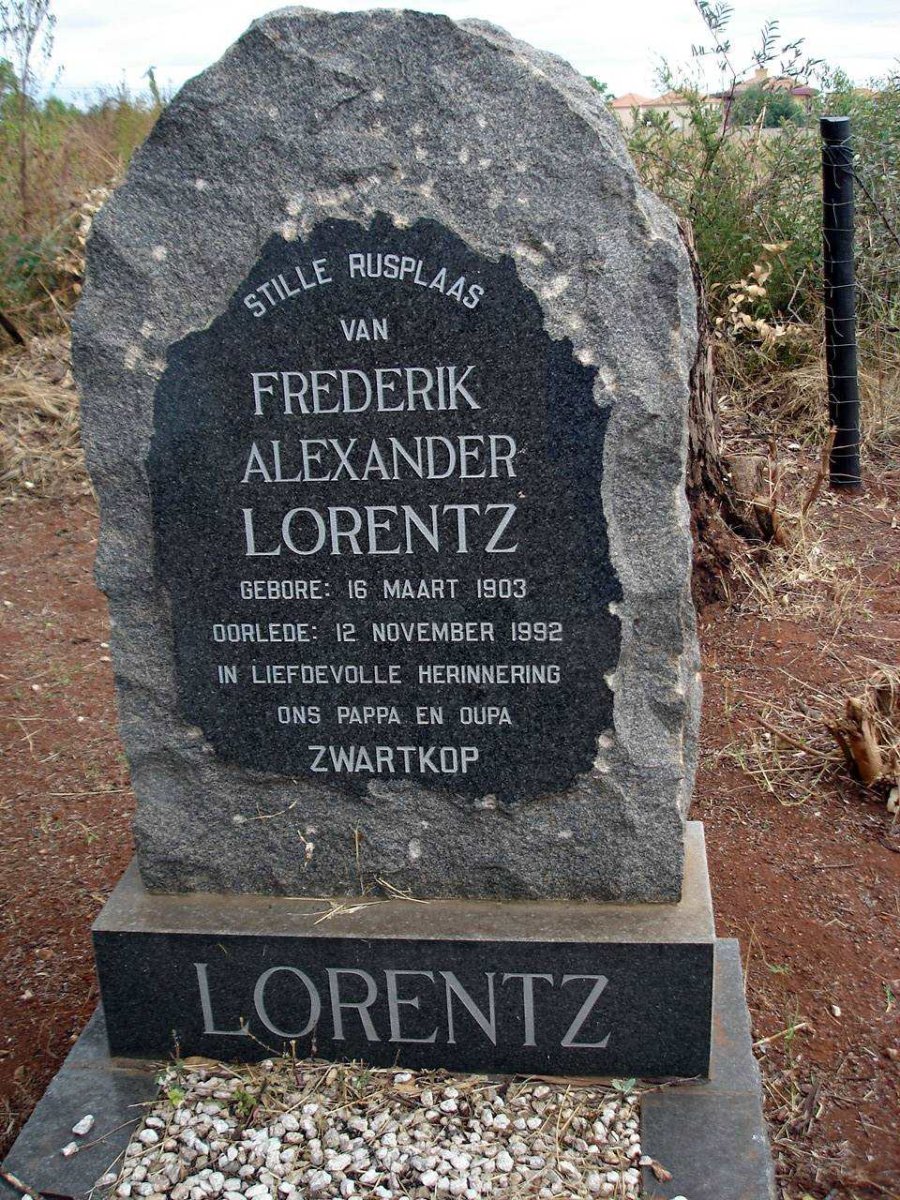 LORENTZ Frederik Alexander 1903-1992