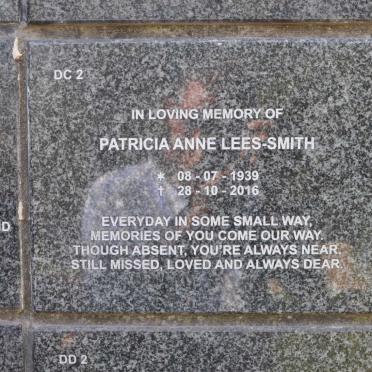 SMITH Patricia Anne, LEES 1939-2016