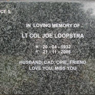 LOOPSTRA Joe 1932-2008