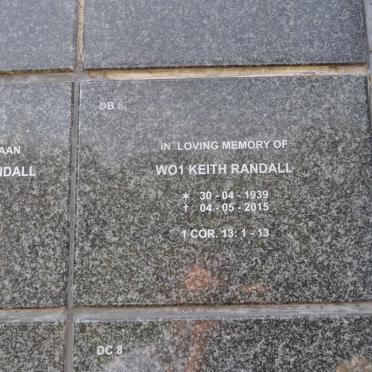 RANDALL Keith 1939-2015