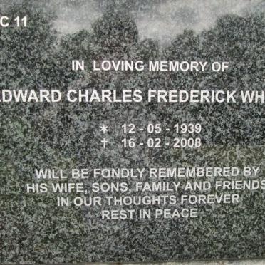 WHIFFEN Edward Charles Frederick 1939-2008
