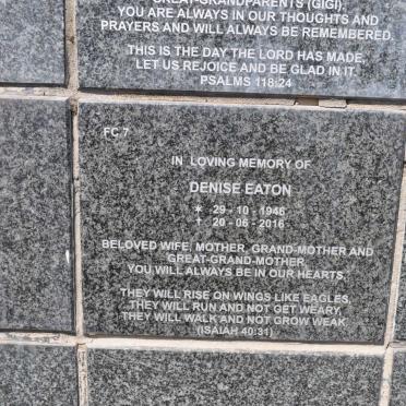 EATON Denise 1946-2016