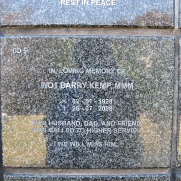 KEMP Barry 1928-2008