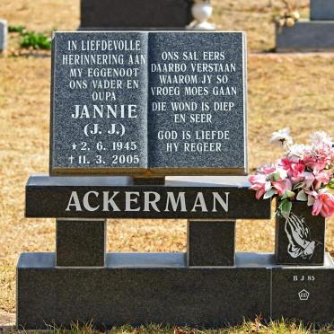 ACKERMAN J.J. 1945-2005