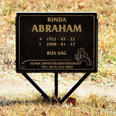 ABRAHAM Rinda 1952-2008