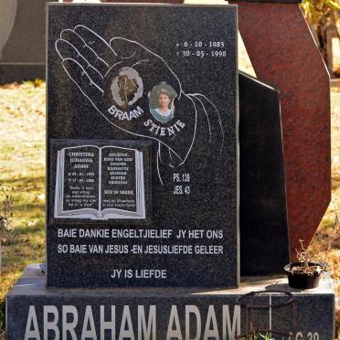 ADAM Abraham 1983-1998 :: ADAM Christina Johanna 1959-2000